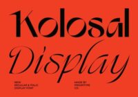 Kolosal Display Font - Featured Image