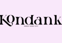 Kondank Font - Featured Image