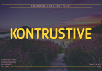 Kontrustive Rounded Font - Featured Image