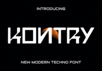 Kontry Font - Featured Image