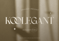 Koolegant Font - Featured Image