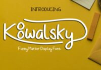 Koowalsky Font - Featured Image