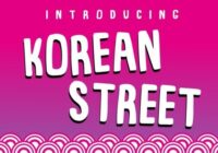 Korean Street Font - Featured Image