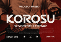 Korosu Font - Featured Image