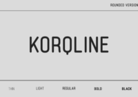 Korqline Rounded Font - Featured Image