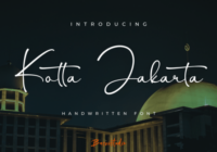 Kotta Jakarta Font - Featured Image