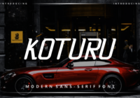 Koturu Font - Featured Image