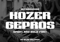 Kozer Gepros Font - Featured Image