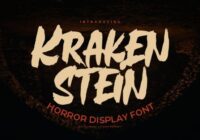 Krakenstein Font - Featured Image