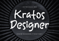 Kratos Designer Font - Featured Image