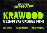 Krawood Font - Featured Image