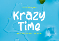 Krazy Time Font - Featured Image
