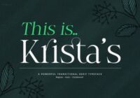 Krista's Font - Featured Image