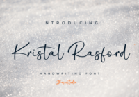 Kristal Rasford Font - Featured Image