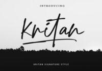 Kritan Font - Featured Image