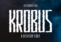 Krobus Font - Featured Image