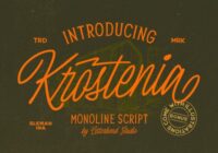 Krostenia Font - Featured Image
