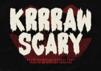 Krrraw Scary Font - Featured Image