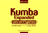 Kumba Expanded Font - Featured Image