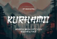 Kurhamo Brush Font - Featured Image