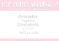 LSF Volume 2 Font - Featured Image