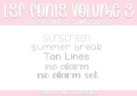 LSF Volume 3 Font - Featured Image