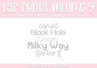 LSF Volume 9 Font - Featured Image