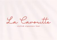 La Cavoritte Font - Featured Image
