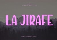 La Jirafe Font - Featured Image