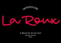 La Roux Font - Featured Image