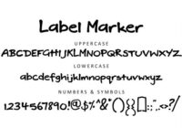 Label Marker Font - Featured Image