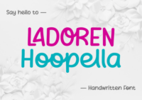 Ladoren Hoopella Font - Featured Image