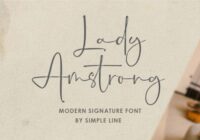Lady Amstrong Font - Featured Image