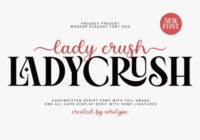Lady Crush Font - Featured Image
