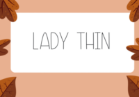 Lady Thin Font - Featured Image