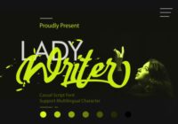 Lady Writer Font - Featured Image