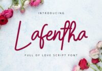 Lafentha Font - Featured Image