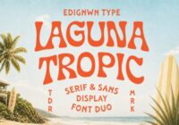 Laguna Tropic Font - Featured Image