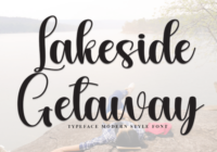 Lakeside Getaway Font - Featured Image