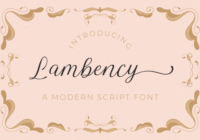 Lambency Font - Featured Image