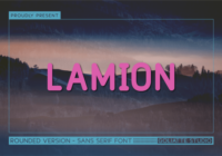 Lamion Font - Featured Image