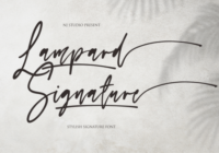 Lampard Signature Font - Featured Image