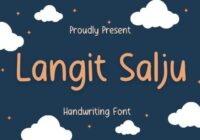 Langit Salju Font - Featured Image