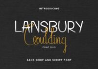 Lansbury Goulding Font - Featured Image