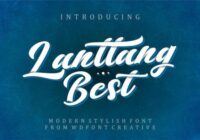 Lanttang Best Font - Featured Image