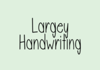 Largey Font - Featured Image