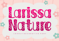 Larissa Nature Font - Featured Image