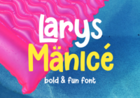 Larys Manice Font - Featured Image