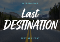 Last Destination Font - Featured Image