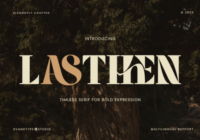 Lasthen Font - Featured Image